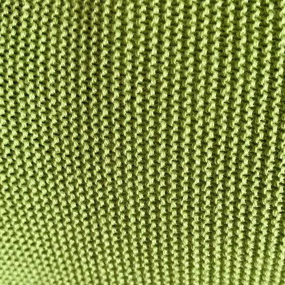 Krisztina Nagy Cdn Designer Sz M Knit Green Black Piping Vent Cuffs Wood Toggle - Picture 9 of 16